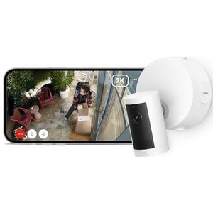 Nieuwe Ring-buitencamera Plus Power over Ethernet (Outdoor Camera Plus) | 2K-groothoekvideo I Doorlopend stroom I Professionele installatie | gratis Ring Home-proefabonnement voor 30 dagen