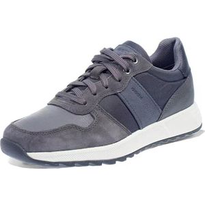 Geox U Molveno A Sneakers voor heren, Navy Anthracite, 45 EU