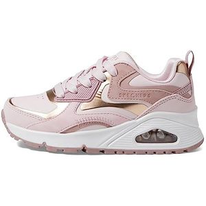 Skechers Uno Gen1 Color Surge Sneaker voor meisjes, roze, 33.5 EU