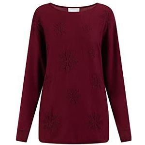 ALARY Gebreide damestrui 10424933-AL01, kersenrood, M/L, kersenrood, M/L