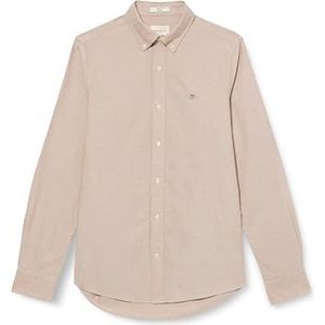 GANT Slim Oxford overhemd voor heren, Warm kaki., S