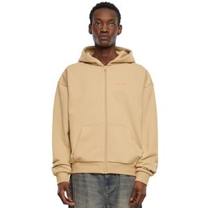 Mister Tee - Ultra Heavy Zip Hoody - Herenhoodie - Unionbeige - Zwaar Terry-Materiaal