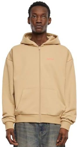 Mister Tee - Ultra Heavy Zip Hoody - Herenhoodie - Unionbeige - Zwaar Terry-Materiaal