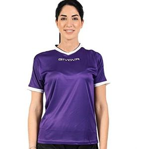 GIVOVA Revolution Lang shirt, uniseks, volwassenen, Paars/Wit, M
