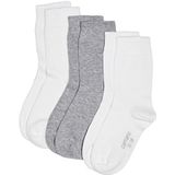 Camano - Set van 3 Sokken - Wit - Voor Kinderen - Versterkte Hiel en Teen