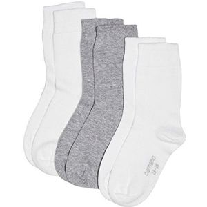 Camano - Set van 3 Sokken - Wit - Voor Kinderen - Versterkte Hiel en Teen
