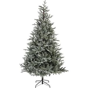 Lumineo kerstboom, grijs/wit, diameter 152-240 cm