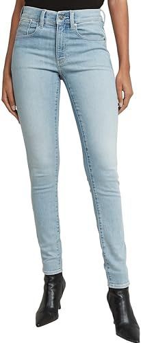 G-Star RAW Lhana Skinny Jeans, Blauw (Sun Faded Summer Sky D19079-d634-h099), 32W / 34L