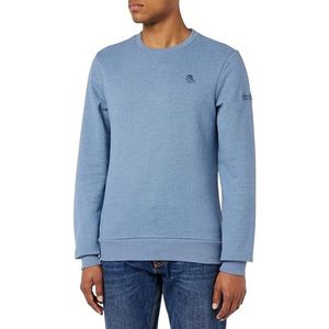 PLUMDALE Heren sweattrui 36619071-PL01, blauw melange, M, blauw melange, M