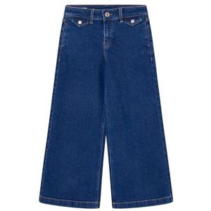 Pepe Jeans Wide Leg Jeans Mw Jr meisjes, blauw (denim), 8 jaar, blauw (denim), 8 Jaren