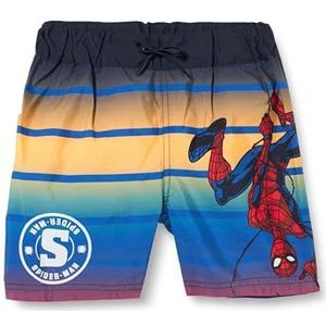 Nmmmelvin Spiderman Long zwemshorts Mar, Dark Sapphire, 80 cm