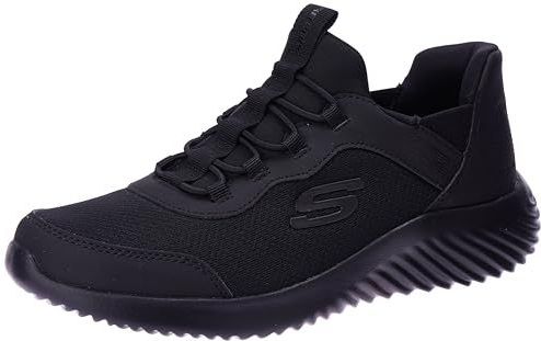 Skechers Ultra Flex 3.0 Smooth Step Slip-ins, sneakers voor kinderen en jongens, zwart, 35,5 EU, Zwart, 35.5 EU