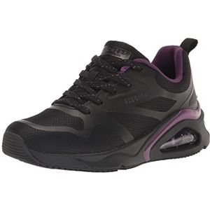 Skechers Tres-Air Uno Sneaker Nero da Donna 177421 BBK, Nero, 36 EU