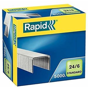 Rapid Nietjes (24/6 mm standaard, verzinkt) 5000 stuks