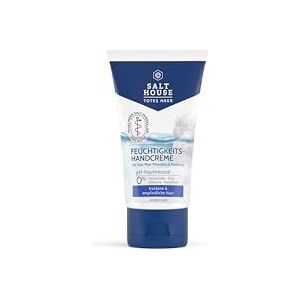 Salthouse Dode Zee-therapie Handcrème, met arganolie en sheaboter voor droge, gevoelige handen, snel intrekkend, verzorgt en beschermt, 75 ml