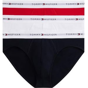 Tommy Hilfiger Heren Slip, Blauw (Wht/Prm Rood/Des Sky), XL