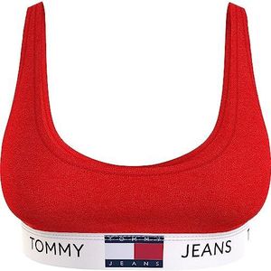 Tommy Jeans Bralette Ongevoerd Dames (Ext Maten) Overige BH's, Diepe Crimson, L