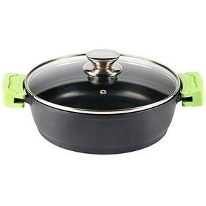 Vier 802-32 casserol, zwart, 32 cm