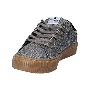 victoria Deportivo Lurex Sneakers voor kinderen, uniseks, Zilver Plata 14, 8.5 UK Child