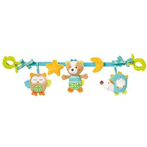 Fehn Kinderwagenketting, baby, mobiel, speelgoed, flexibel, om op te hangen, voor baby's en peuters vanaf 0 maanden, figuren, Sleeping Forest