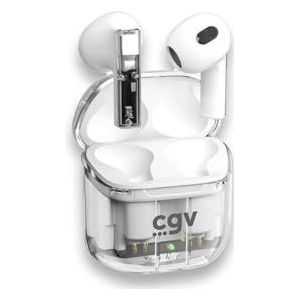 CGV - Urban Ghost - Draadloze Bluetooth Hoofdtelefoon - Transparant - 30 Uur Looptijd