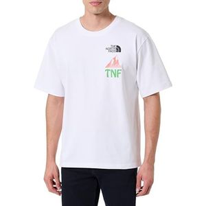 The North Face Graphic SS T-Shirt voor heren Tnf White L