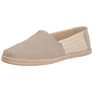 TOMS Damesespadrille van alpargata-touw, gerecycled, instapper, 44 EU