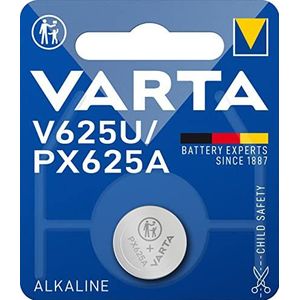 VARTA batterijen Electronics V625U Lithium knoopcellen LR9 verpakking met 1 knoopcel in originele blisterverpakking van 1 exemplaar, blauw, 1 stuk