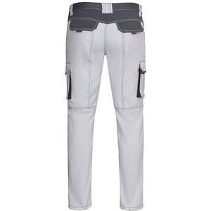 VELILLA 103031S Broek Stretch Bicolor Wit Grijs Maat 48, Wit en grijs., 48 NL