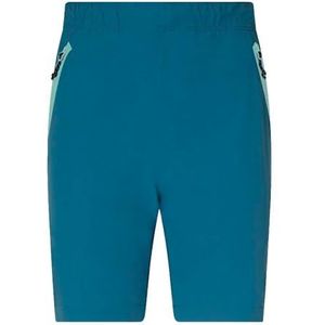 Rock Experience REWP04351-Z459 Powell 2.0 Bermuda Woman Pant Dames Sportbroek 1484 Moroccan Blue + 1592 Yucca XXL, 1484 Moroccan Blue + 1592 Yucca, XXL