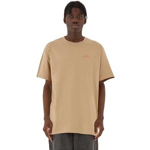 Mister Tee Upscale - Ball Hard Heavy Oversize Heren T-shirt - Beige