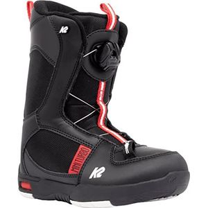 K2 Snowboarding Jongens Snowboard-laarzen K2 Mini Turbo — Black — 11F2033, EU: 30 (Mondo: 180 / cm: 18 / UK: 11c / US: 12c)