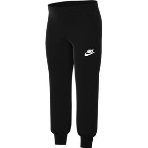 Nike FD2922-010 G NSW Club FLC HR FTD Pnt LBR sportbroek meisjes zwart/wit maat S+, zwart/wit, S