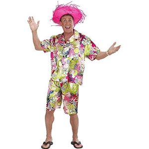 WIDMANN Hawaiiaans hemd shorts kostuums compleet volwassenen feest en carnaval 253