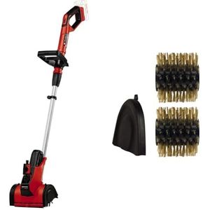 Einhell accu trerrasreiniger PICOBELLA Power X-Change (18V, zonder accu en lader) & Origineel Einhell Ultraborstel (accessoire voor oppervlakteborstel, reinigingsbreedte 19,5 cm), zwart