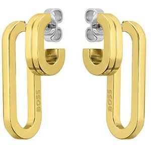 BOSS - 1580325 - Oorbellen - Lichtgeel Goud - Dubbele Schakel