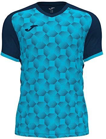 Joma - Supernova III - T-shirt - Navy Fluor Turquoise - Korte Mouwen