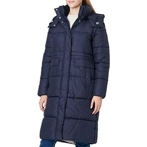 TOM TAILOR Dames Lange winterjas 1032504, 30025 - Navy Midnight Blue, S