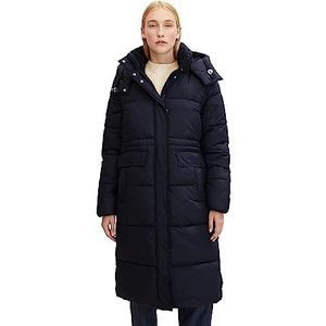 TOM TAILOR Dames Lange winterjas 1032504, 30025 - Navy Midnight Blue, S