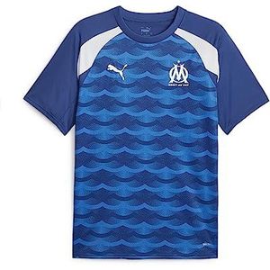 Olympique de Marseille Unisex Official Prematch Ss Jersey T-shirt