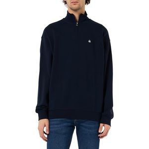 United Colors of Benetton Pullover met capuchon voor heren, Blauw, S