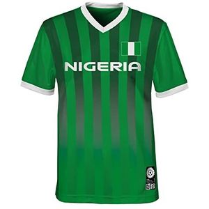 FIFA Officieel shirt van het voetbalteam 2023 voor dames, wereldkampioenschap, voetbal, Nigeria, uniseks T-shirt (1 stuk)