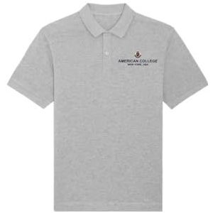 AMERICAN COLLEGE USA Poloshirt, grijs, 14 jaar, casual, Grijs, 14 Jaar