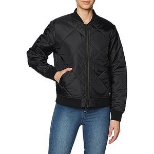 Dickies W QUILTED BOMBER JACKET, damesjas, zwart (zwart), XXL, zwart (zwart), XXL