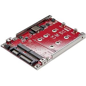 StarTech.com Dubbel sleufs M.2 schijf naar SATA adapter voor 2.5"" drive bay - RAID