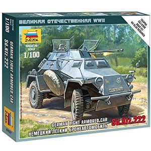 Zvezda – z6157 – modelbouw – tank stormgeweer – sd. auto 222