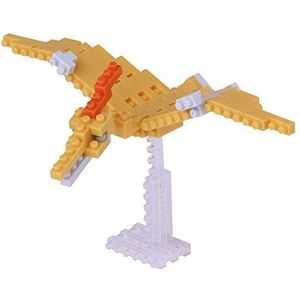 nanoblock NBC-183 - Pteranodon, minibouwsteen 3D-puzzel, Mini Collection Serie, 90 delen, moeilijkheidsniveau 2, medium