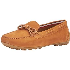 Geox Dames D Kosmopolis + Grip Moccasin, cognac/camel, 37 EU, Cognac Camel, 37 EU