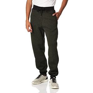 Southpole Heren joggingbroek basic fleece Marled trainingsbroek, New Marled Olive, XS