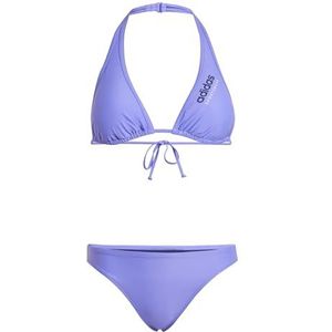 adidas Dames Halterneck Bikini, Cobalt Blue/Dark Blue, XL